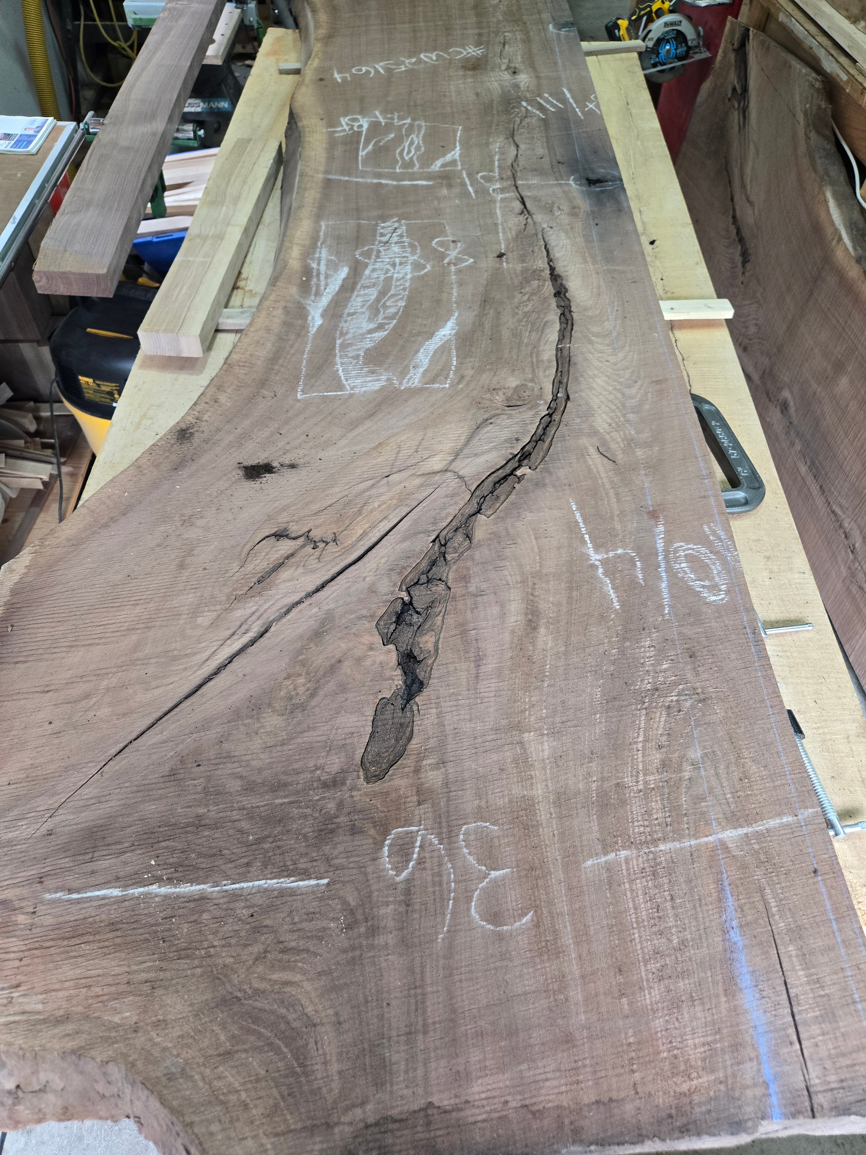 Slab Live edge