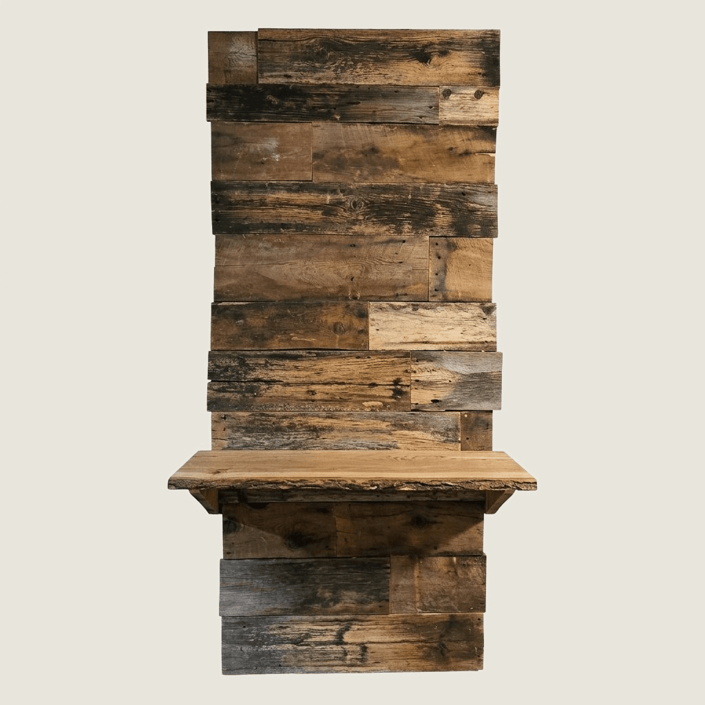 Mur avec rangement